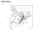 SCREW, SPECIAL 77910981B diagram position