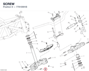 SCREW 77910991B diagram position
