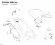 SCREW, SPECIAL 77911041A diagram position