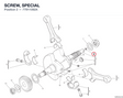 SCREW, SPECIAL 77911092A diagram position