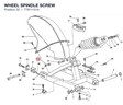 WHEEL SPINDLE SCREW