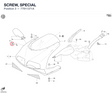 SCREW, SPECIAL 77911371A diagram position