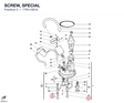 SCREW, SPECIAL 77911581A diagram position