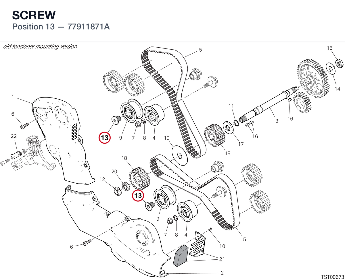 SCREW 77911871A diagram position