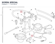 SCREW, SPECIAL 77911941A diagram position