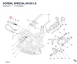 SCREW, SPECIAL M16X1.5 77912032A diagram position