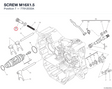 SCREW M16X1.5 77912033A diagram position