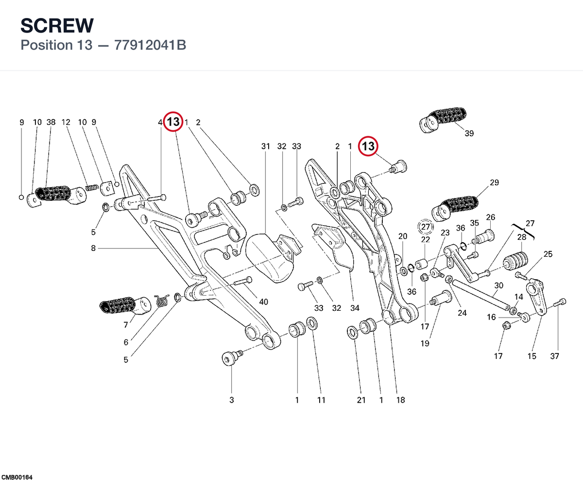 SCREW 77912041B diagram position