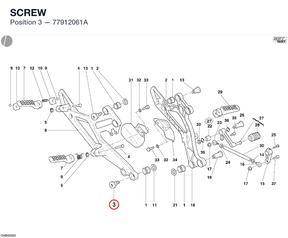 SCREW 77912061A diagram position