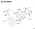 HOLDER SENSOR 77912071A diagram position