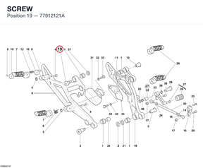 SCREW 77912121A diagram position