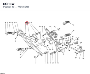 SCREW 77912121B diagram position