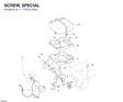 SCREW, SPECIAL 77912162A diagram position