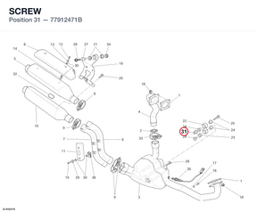 SCREW 77912471B diagram position