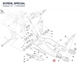 SCREW, SPECIAL 77912532A diagram position