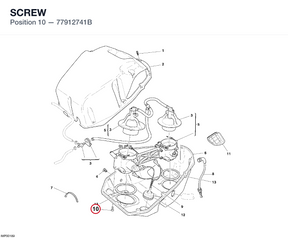 SCREW 77912741B diagram position