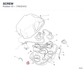 SCREW 77912741C diagram position