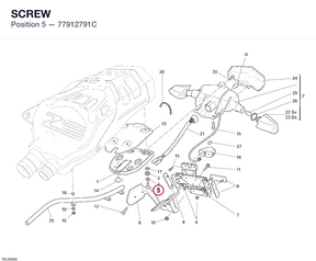SCREW 77912791C diagram position