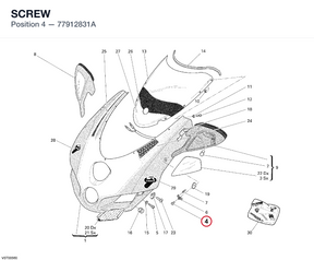 SCREW 77912831A diagram position