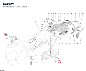 SCREW 77912862A diagram position