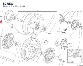 SCREW 77913111A diagram position