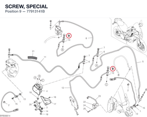 SCREW, SPECIAL 77913141B diagram position