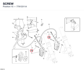 SCREW 77913311A diagram position