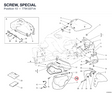 SCREW, SPECIAL 77913371A diagram position