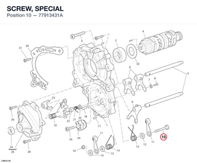 SCREW, SPECIAL 77913431A diagram position
