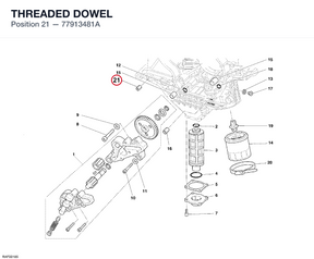 THREADED DOWEL 77913481A diagram position