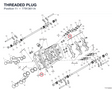 THREADED PLUG 77913611A diagram position