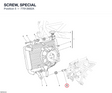 SCREW, SPECIAL 77913682A diagram position