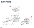 SCREW, SPECIAL 77914171B diagram position