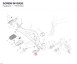 SCREW M10X20 77914181A diagram position