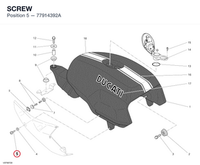 SCREW 77914392A diagram position