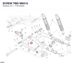 SCREW TBEI M6X15 77914402A diagram position
