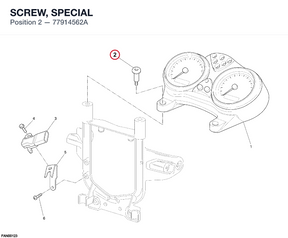SCREW, SPECIAL 77914562A diagram position