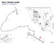 BOLT, BRAKE HOSE 77914651A diagram position