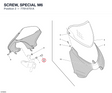SCREW, SPECIAL M6 77914751A diagram position