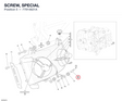 SCREW, SPECIAL 77914821A diagram position