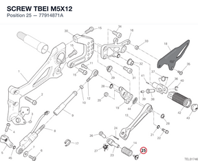 SCREW TBEI M5X12 77914871A diagram position