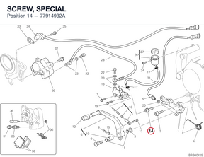 SCREW, SPECIAL 77914932A diagram position