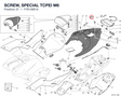SCREW, SPECIAL TCPEI M6 77914981A diagram position