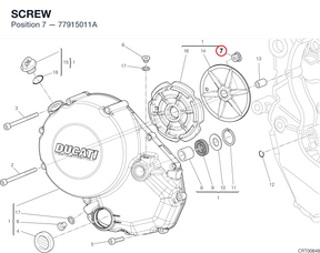 SCREW 77915011A diagram position