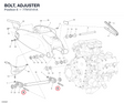 BOLT, ADJUSTER 77915141A diagram position