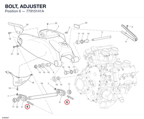 BOLT, ADJUSTER 77915141A diagram position