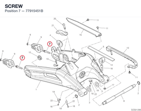 SCREW 77915451B diagram position