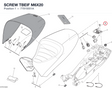 SCREW TBEIF M6X20 77915551A diagram position