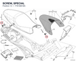 SCREW, SPECIAL 77915661BA diagram position