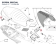 SCREW, SPECIAL 77915661BB diagram position